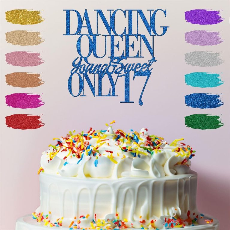 What Materials are Dancing Queen Cake Toppers Typically Made Of?