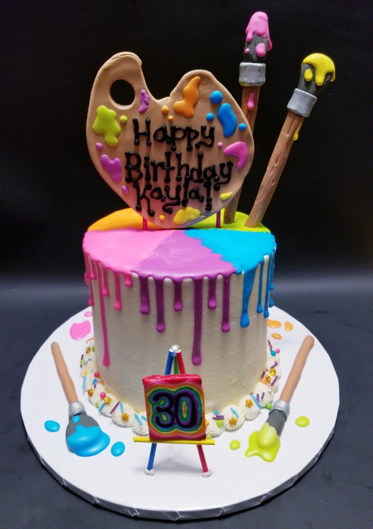 Art Birthday Cake