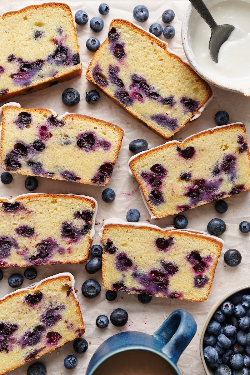 Blueberry Pound Cake