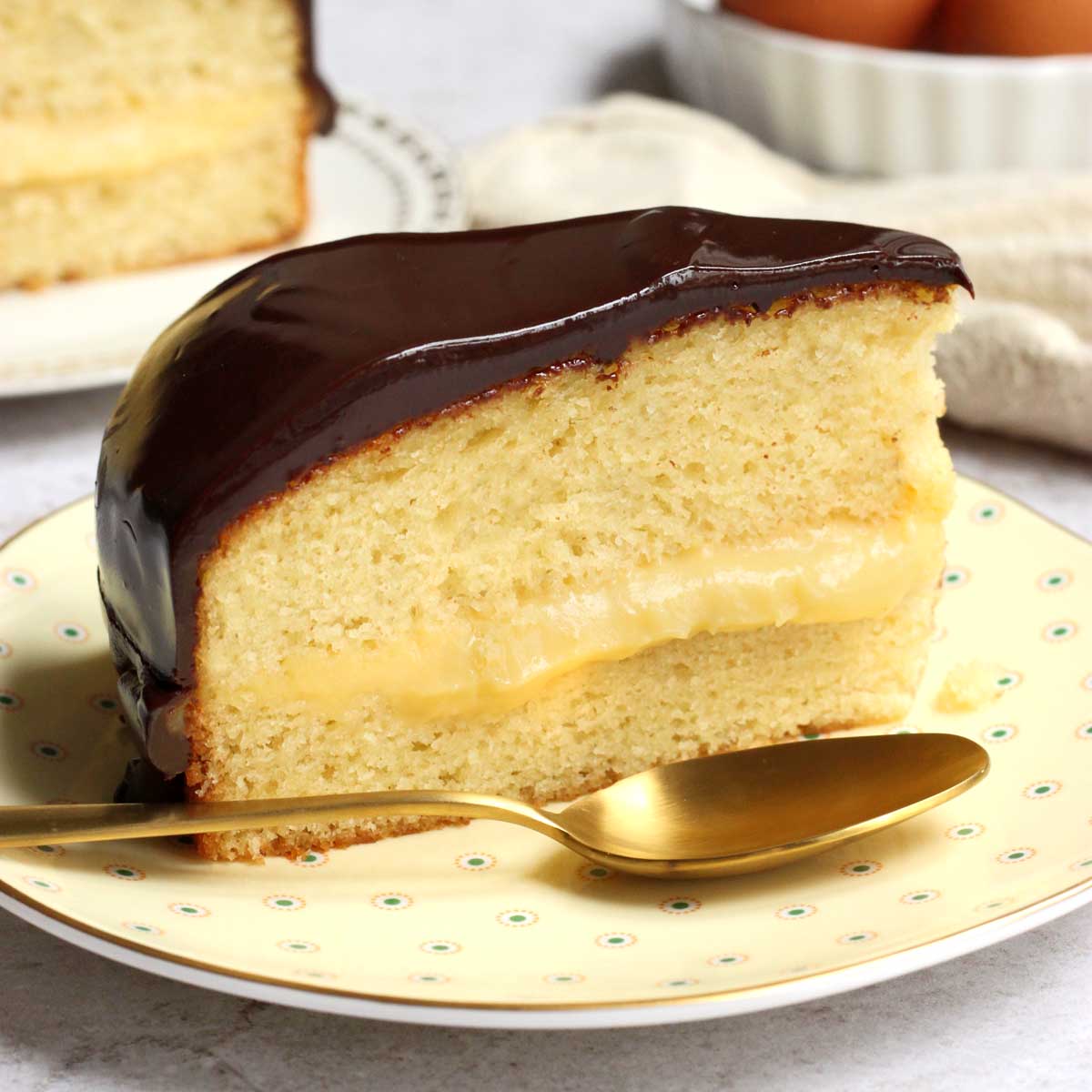 Boston Cream Cake