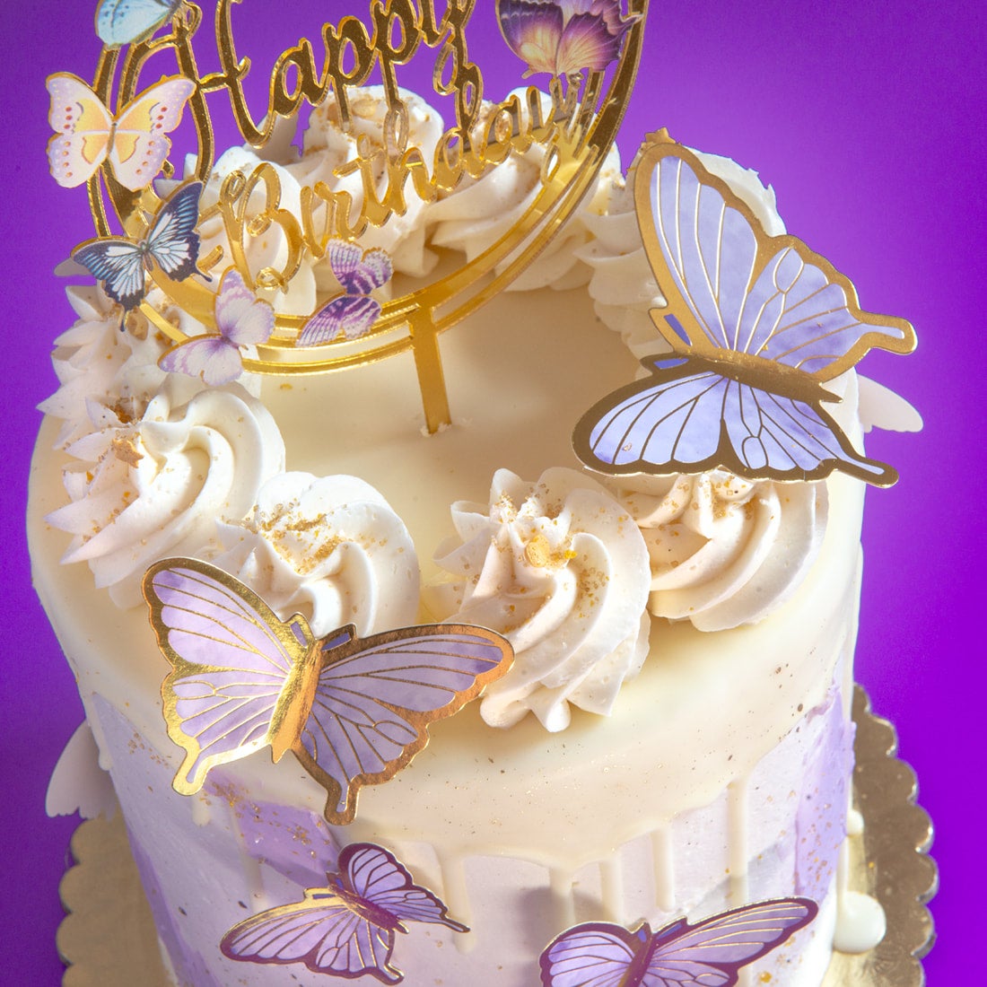 Butterfly Birthday Cake