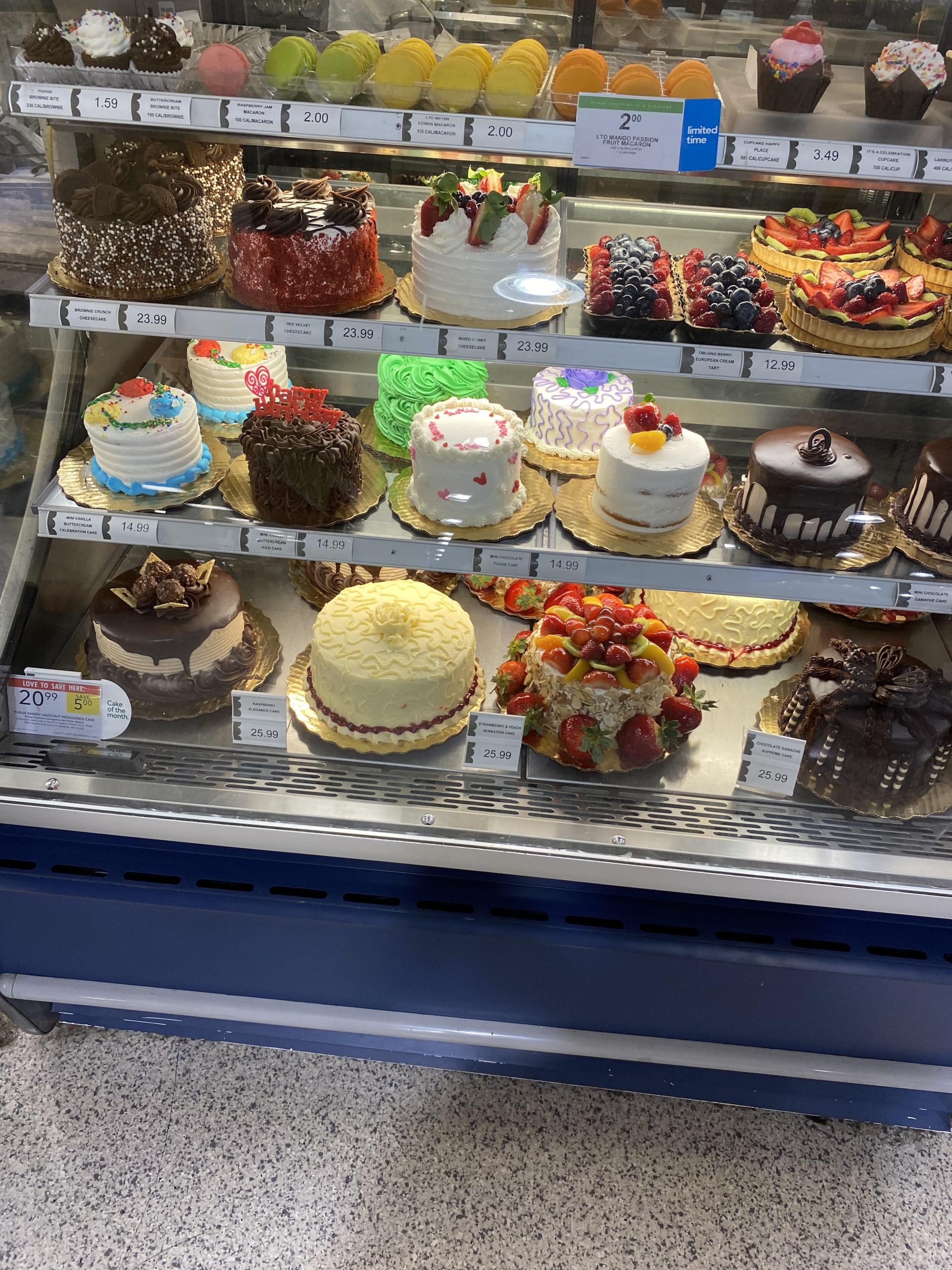 Publix Cakes