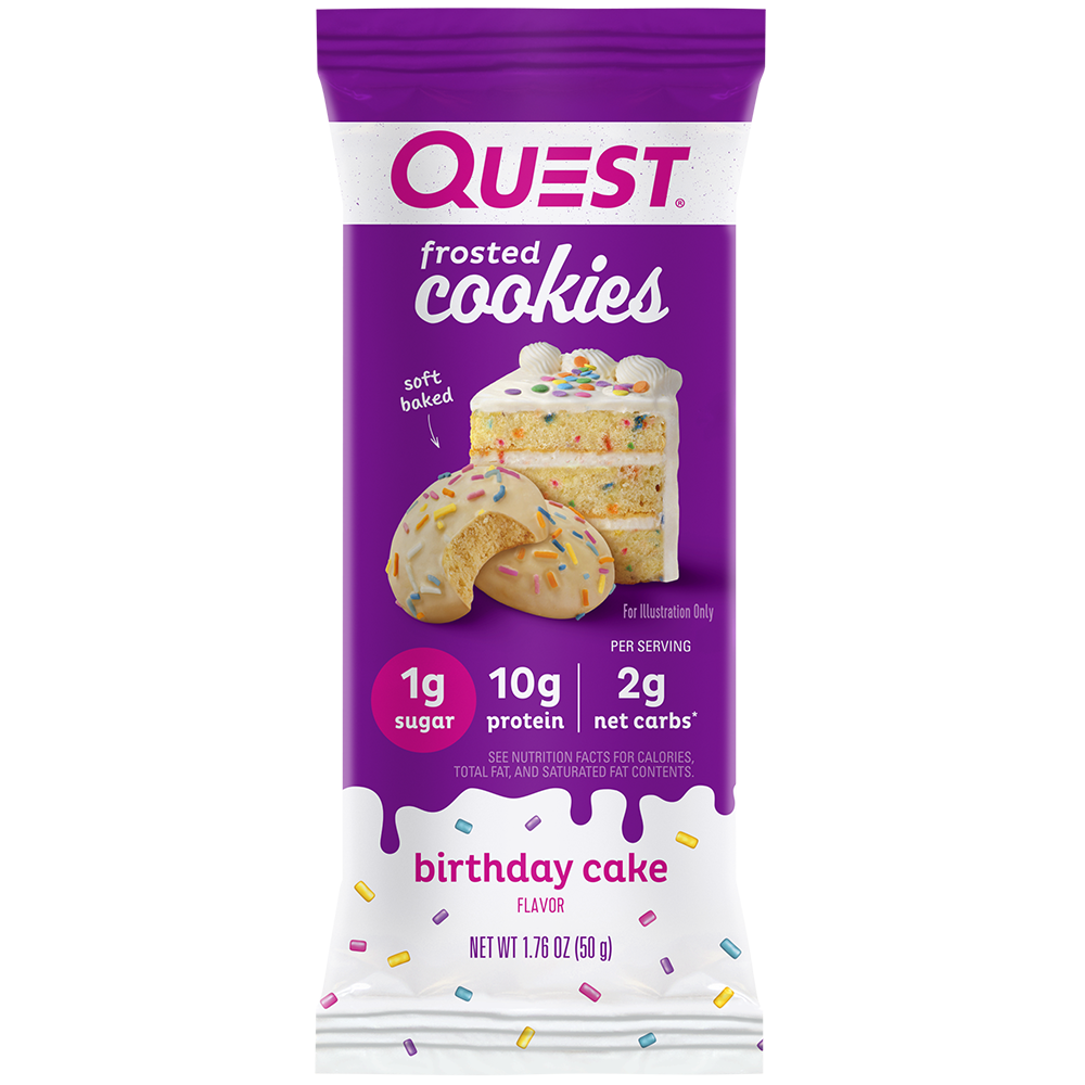 Quest Birthday Cake Cookies