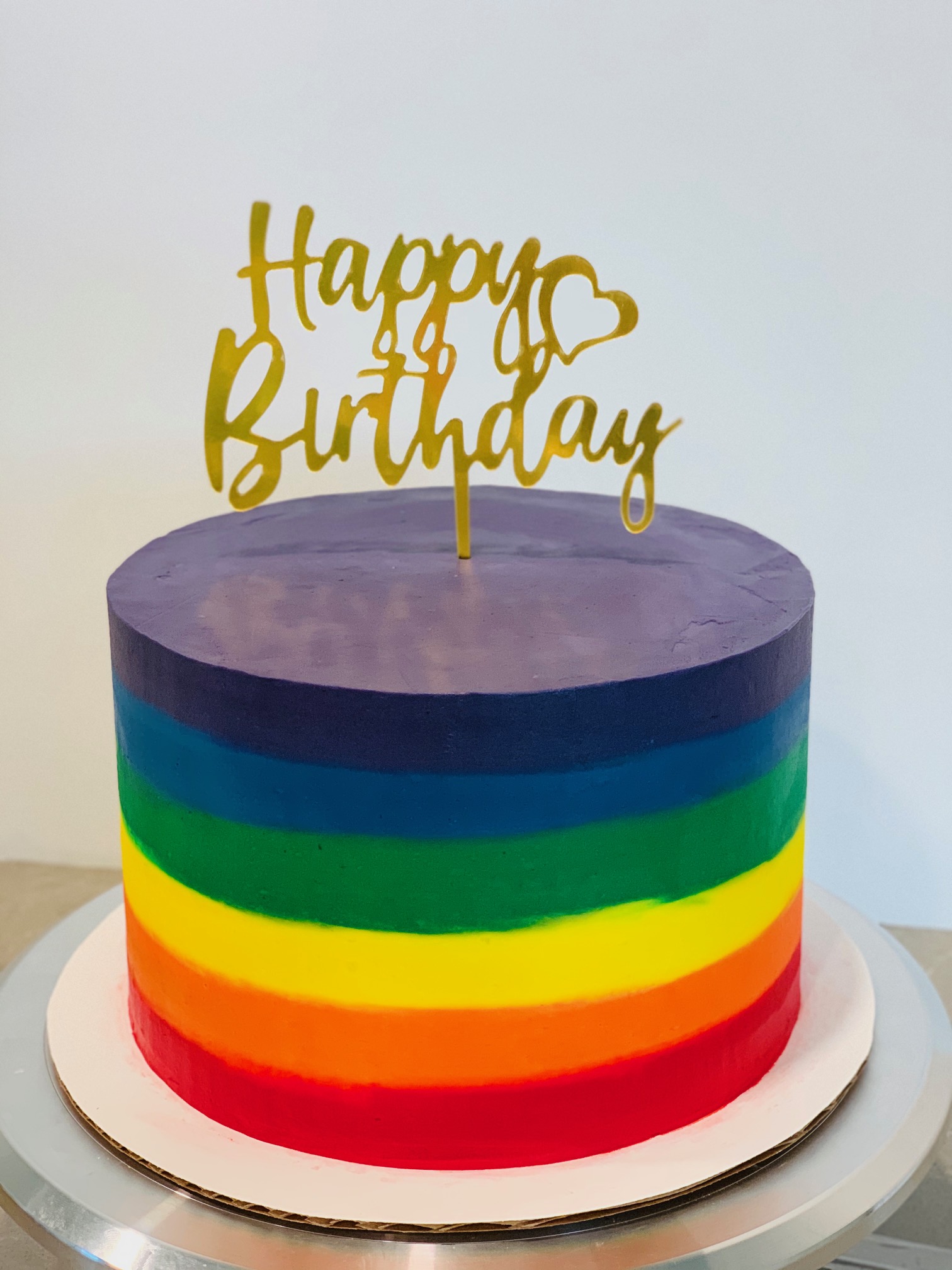 Rainbow Birthday Cake